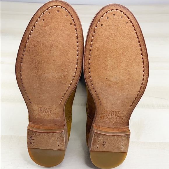 FRYE Cara Tall Pull On Oiled Suede Unlined Boot - Picture 7 of 15